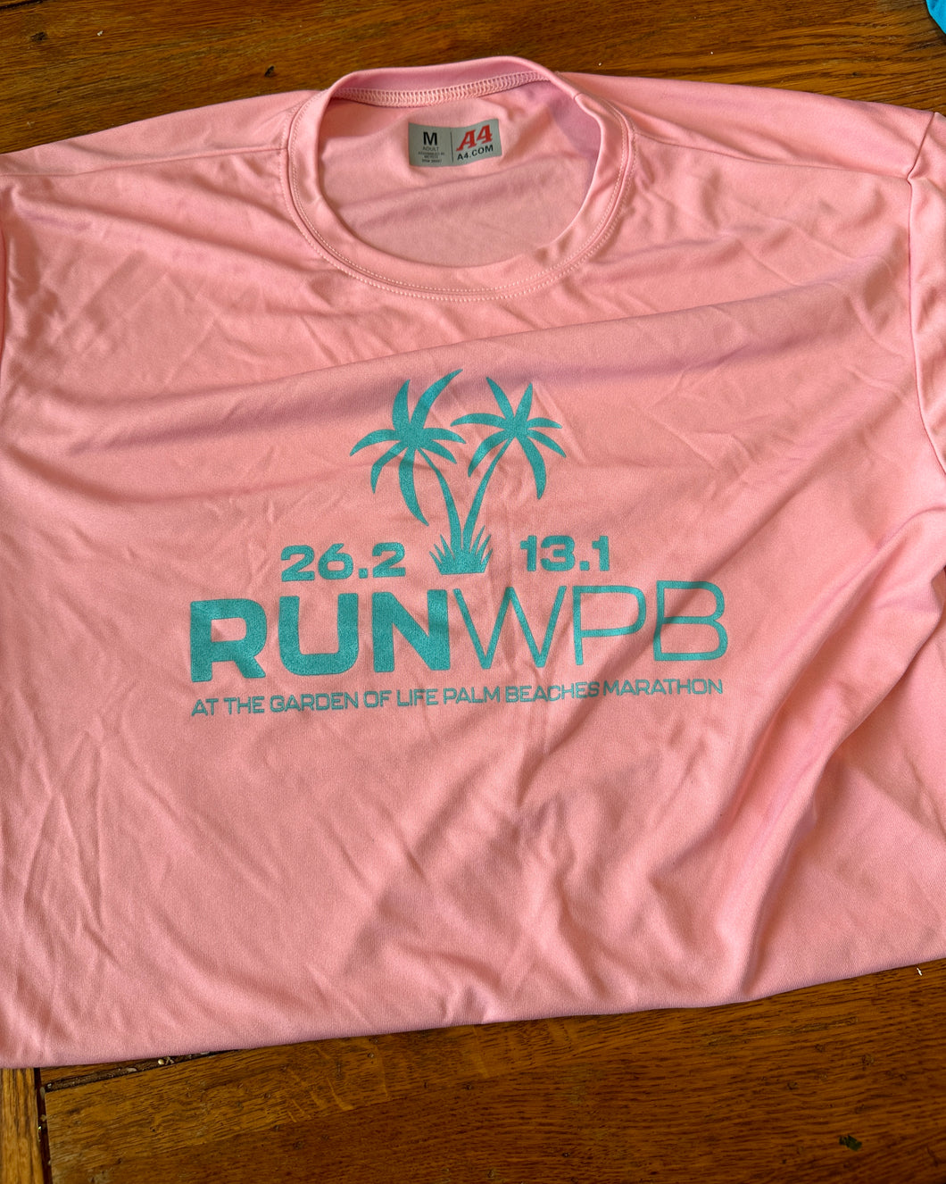 Short Sleeve Tech Tee in Pink