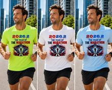 Load image into Gallery viewer, Short-Sleeve Unisex Tech Tee (Year of Marathon w Star logo)
