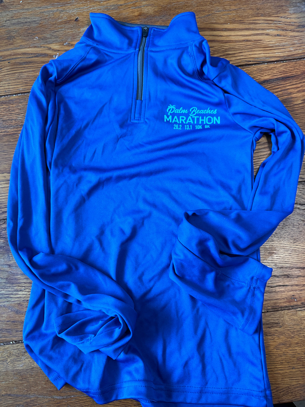 GIRLS 1/4 zip jacket BLUE (YOUTH)