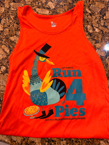 Unisex Tank - Run 4 the Pies - Orange