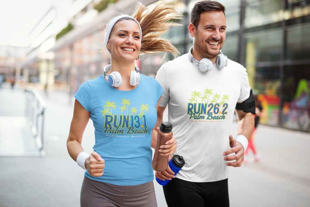 Short Sleeve Tech Tee in 13.1 or 26.2 specific in 4 colors