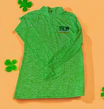 Load image into Gallery viewer, Ladies 1/4 zip in Lime (heather) (50th Anniversary)
