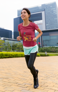 Unisex Soft Cotton Tee - Run 4 the Pies - Burgundy Heather