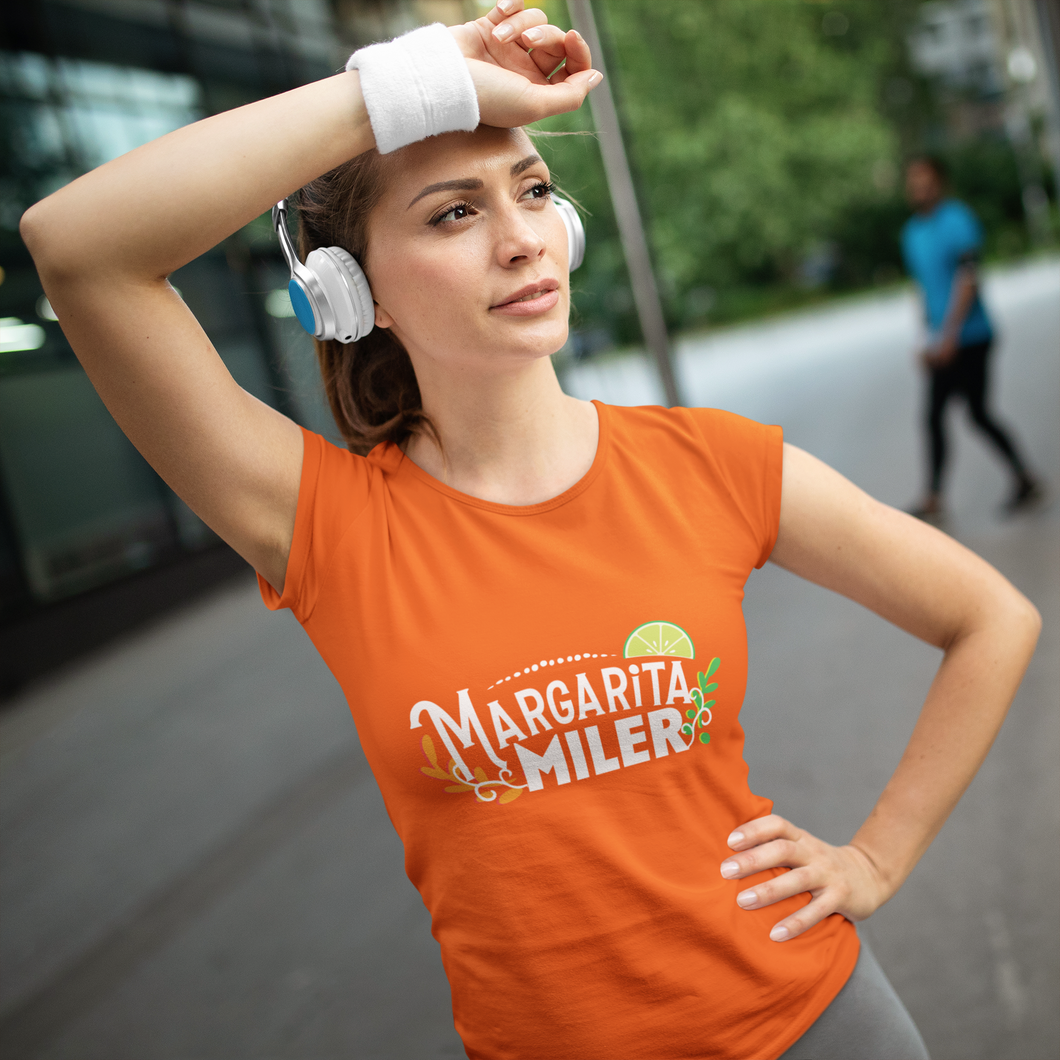 Soft Cotton Tee -Unisex - Margarita Miler-Orange